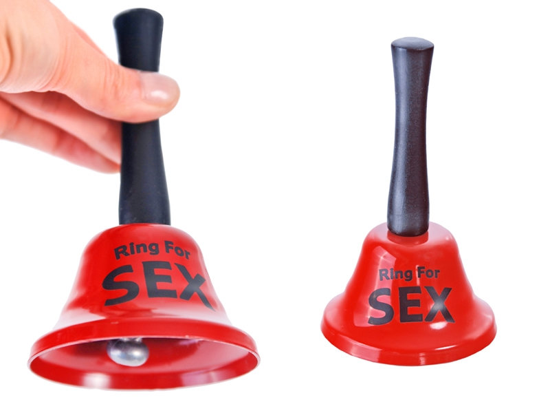 Schlüsselanhänger Ring for Sex Klingel Schlüsselring Schlüssel Ring Glocke 