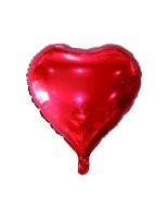 Folienballon Herz rot 45cm