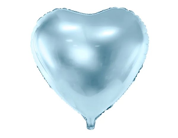 Folienballon Herz blau 45cm