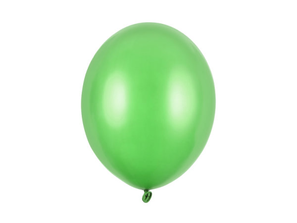 10x Latexballon Strong grün metallic 30cm