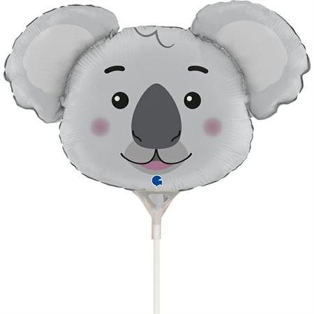 Mini Folienballon grau Koala