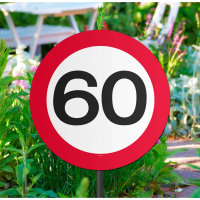 Gartenaufsteller 60 Trafficsign